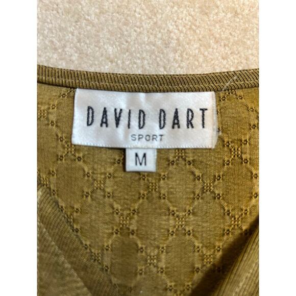 David Dart Vintage Tencel Blend Dragonfly Button Shirt Green Tunic Nature Medium - Picture 8 of 9